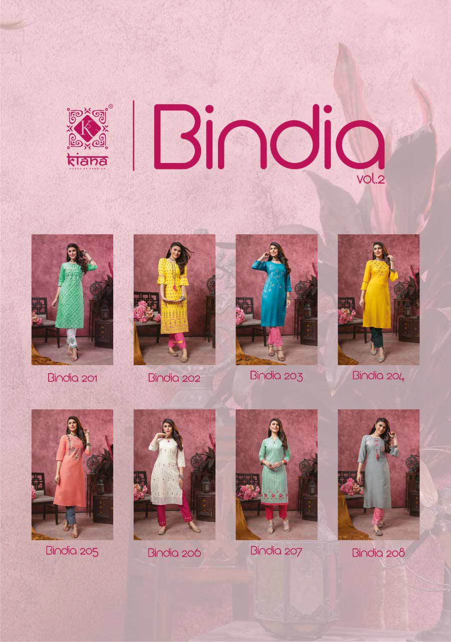 Bindia Cotton Kurti Catalogue Set Wholeseller Bindia Cotton Kurti Catalogue Set Wholeseller